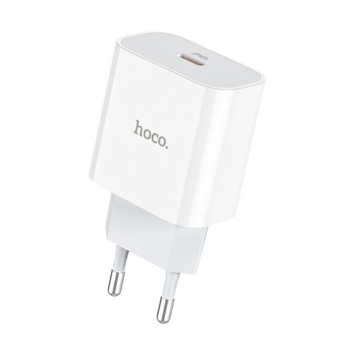 Сетевое зарядное устройство HOCO C76A Plus Speed source PD20W charger White