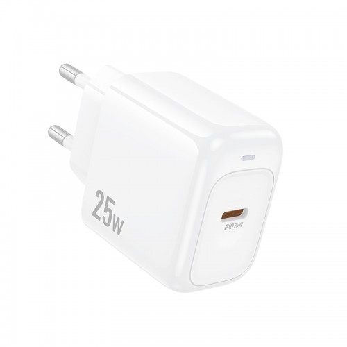 Мережевий зарядний пристрій HOCO CS53A Surplus single port PD25W charger White