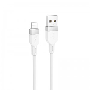 Кабель для зарядки и передачи данных HOCO X109 Energy, силиконовый, iP (L=1 м), белый