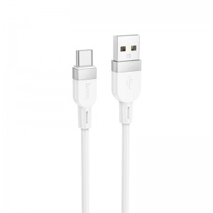 Кабель HOCO X109 Energy силиконовый кабель для зарядки и передачи данных Type-C (L=1 м) белый