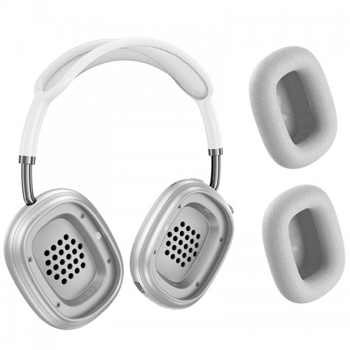 Бездротові накладні навушники HOCO W65 Happy BT headphones Silver