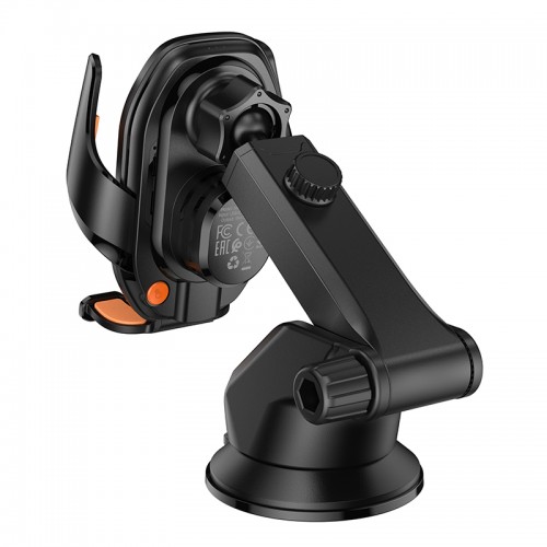 Автотримач для телефона з БЗП HOCO HOCO HW34 Blue whale 3-axis linkage wireless fast charging car holder(center console)