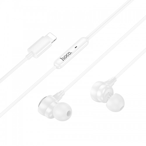 Проводные наушники HOCO M116 (Lightning) White