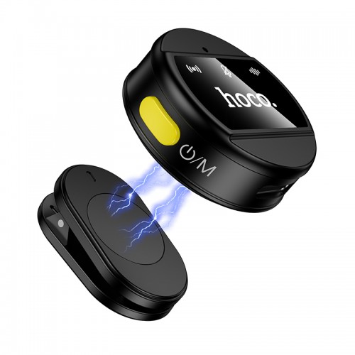 Беспроводная микрофонная система HOCO L21 Charm magnetic (Lightning) Black