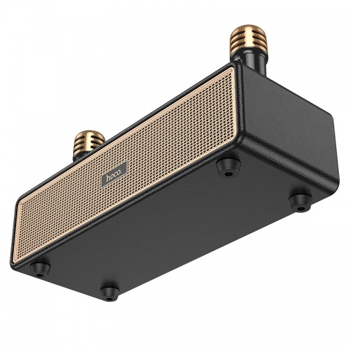 Портативная колонка HOCO BS63 Graceful беспроводная BT-колонка с двумя микрофонами Black