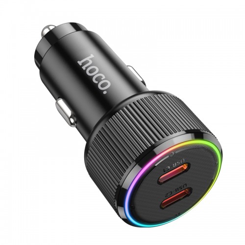 Автомобильное зарядное устройство HOCO NZ14B Guerrero PD50W(2C) автомобильное зарядное устройство Black