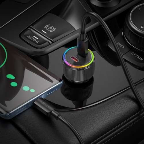 Автомобильное зарядное устройство HOCO NZ14B Guerrero PD50W(2C) автомобильное зарядное устройство Black