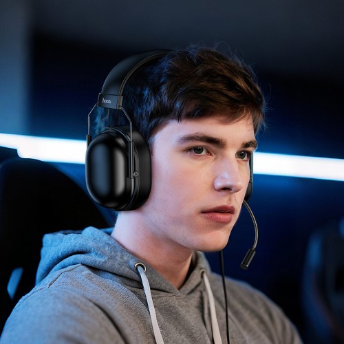 Игровые наушники HOCO W113 Dynamic USB 7.1-канальные игровые наушники, черные