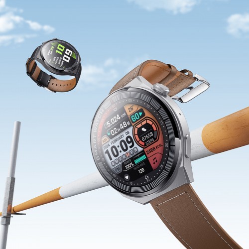 Смарт-часы HOCO Y35 36 мм. 250 мАч. IP67 Умные спортивные часы (версия с поддержкой звонков) Серебристый