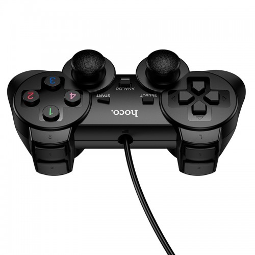 Проводной геймпад HOCO GA3 Fast link wired game controller Black