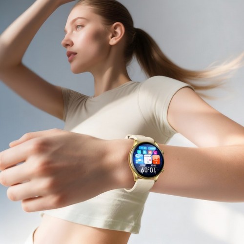 Смарт-годинник HOCO Y38 AMOLED 36mm. 300 mAh. Smart watch(call version) Gold