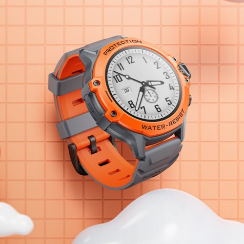 Дитячий смарт-годинник HOCO Y107 4G 32mm. 700 mAh. IP54. children phone watch orange