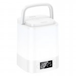 Светильник HOCO HX15 1,5W. 1200 мА·ч. Умные часы-ночник, белый