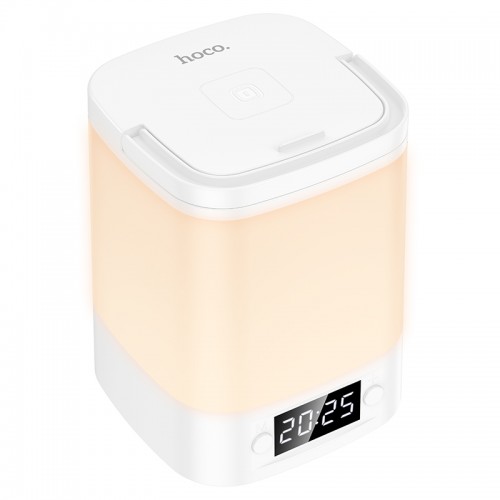 Світильник HOCO HX15 1.5W. 1200 mAh. Smart clock night light White