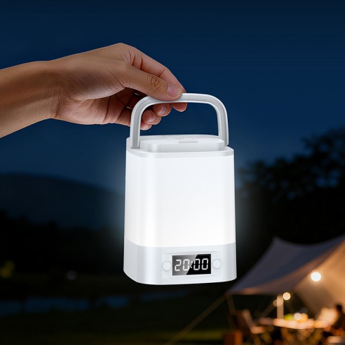 Світильник HOCO HX15 1.5W. 1200 mAh. Smart clock night light White