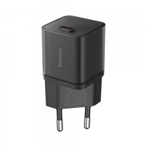 Мережевий зарядний пристрій Baseus  GaN5S Fast Charger 1C 30W EU Cluster Black