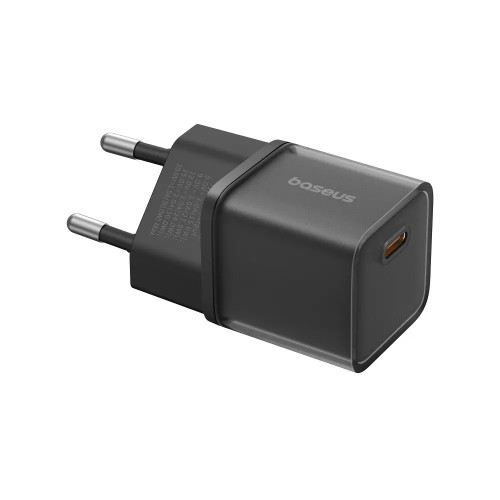 Мережевий зарядний пристрій Baseus GaN5S Fast Charger 1C 30W EU Cluster Black