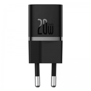 Мережевий зарядний пристрій Baseus GaN5 Fast Charger(mini) 1C 20W EU Black