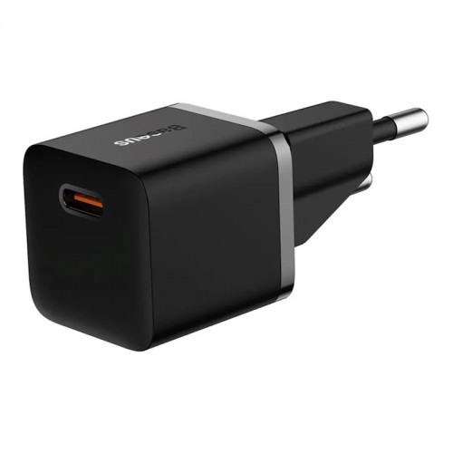 Мережевий зарядний пристрій Baseus GaN5 Fast Charger(mini) 1C 20W EU Black
