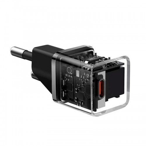 Мережевий зарядний пристрій Baseus GaN5 Fast Charger(mini) 1C 20W EU Black