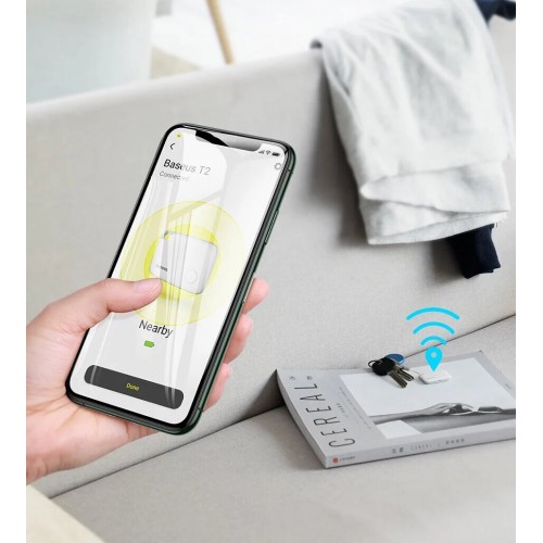 Трекер Baseus Intelligent T2 типа «верёвка», противоугонное устройство, белый