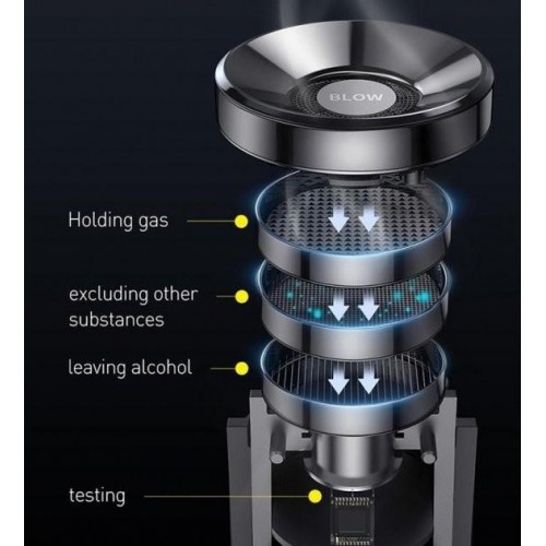 Алкотестер Baseus Цифровой алкотестер Черный