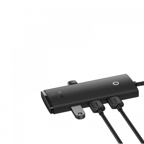 USB-хаб Baseus Lite Series, 4-портовый адаптер-концентратор Type-C HUB (Type-C на USB 3.0*4), 1 м, чёрный