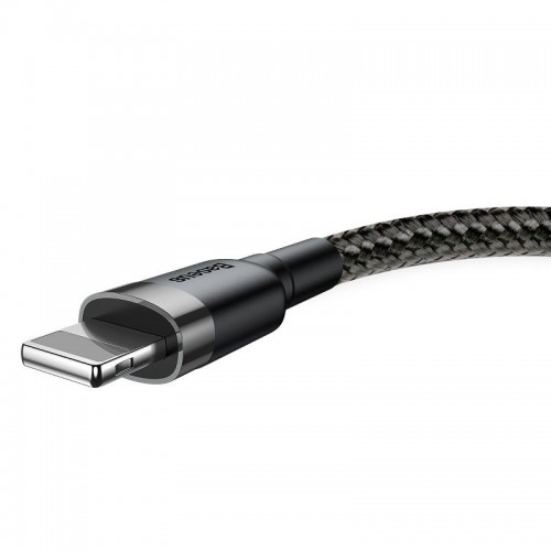 Кабель Baseus Cafule Cable USB для iP 2A 3 м Серый+Чёрный