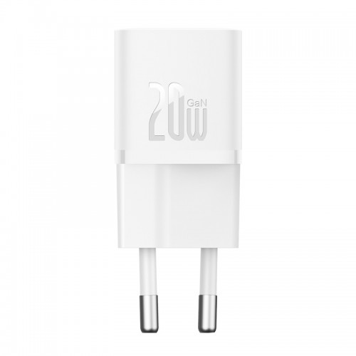 Мережевий зарядний пристрій Baseus GaN5 Fast Charger(mini) 1C 20W EU White