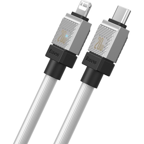 Кабель Baseus CoolPlay Series Fast Charging Cable Type-C to iP 20W 2m White