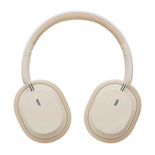 Беспроводные накладные наушники Baseus Bowie D05 Wireless Headphones кремово-белые
