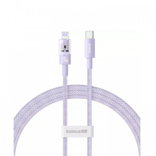 Кабель Baseus Gem Fast-Charging Data Cable USB-C to iP 20W 2m Nebula Purple