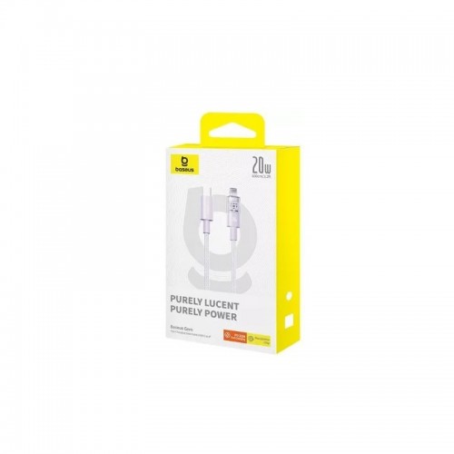 Кабель Baseus Gem Fast-Charging Data Cable USB-C to iP 20W 2m Nebula Purple