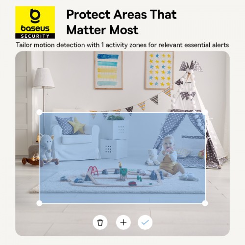 IP-камера відеоспостереження Baseus Security P1 Indoor Camera 3K White EU