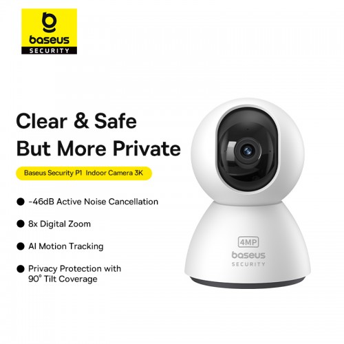 IP-камера відеоспостереження Baseus Security P1 Indoor Camera 3K White EU