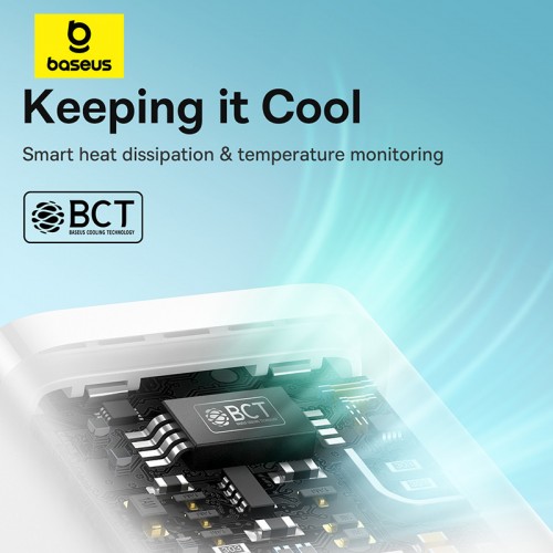 Сетевое зарядное устройство с кабелем Baseus GaN5 Fast Charger (mini) 1C 30W EU Moon White (в комплекте: кабель Type-C для быстрой зарядки и передачи данных)