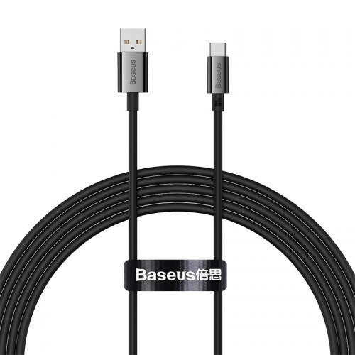 Кабель Baseus Superior Series Fast Charging Data Cable USB to Type-C 100W 2m Cluster Black
