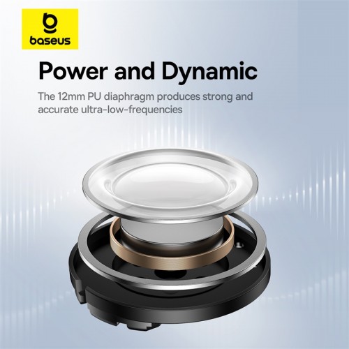 Беспроводные наушники TWS Baseus Bowie E20, ENC, IPX5, Stellar White