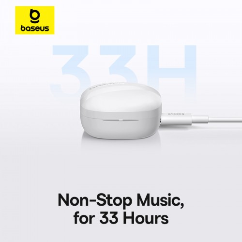 Беспроводные наушники TWS Baseus Bowie E20, ENC, IPX5, Stellar White