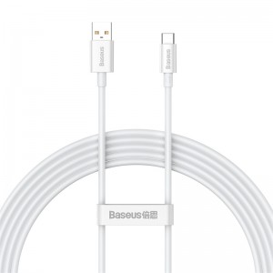 Кабель Baseus Superior Series Fast Charging Data Cable USB to Type-C 100W 2m Moon White