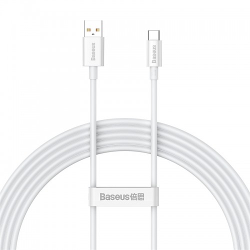 Кабель Baseus Superior Series Fast Charging Data Cable USB to Type-C 100W 2m Moon White