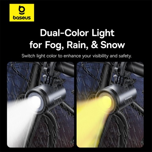 Велотримач для телефона Baseus PrimeTrip Series Dual-Color Bike Light 2-in-1 Set Cosmic Black