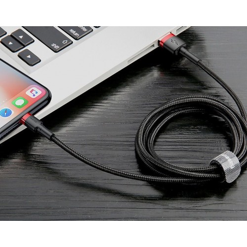 Кабель Baseus Cafule Cable USB для iP 1.5A 2 м Золотой+Синий