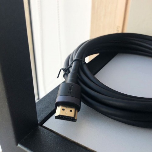 Кабель-адаптер Baseus Cafule 4KHDMI (папа) — 4KHDMI (папа), 5 м, чёрный