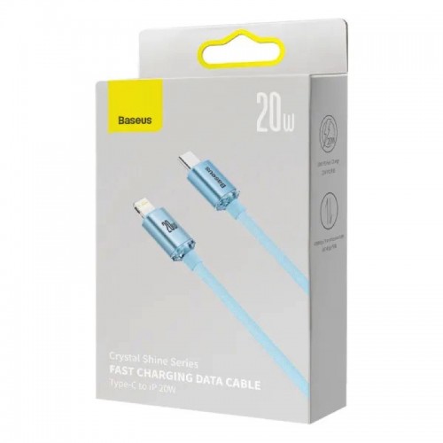 Кабель Baseus Gem Fast-Charging Data Cable USB-C to iP 20W 1m Galaxy Blue