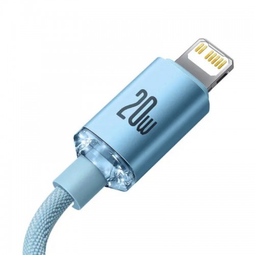 Кабель Baseus Gem Fast-Charging Data Cable USB-C to iP 20W 1m Galaxy Blue