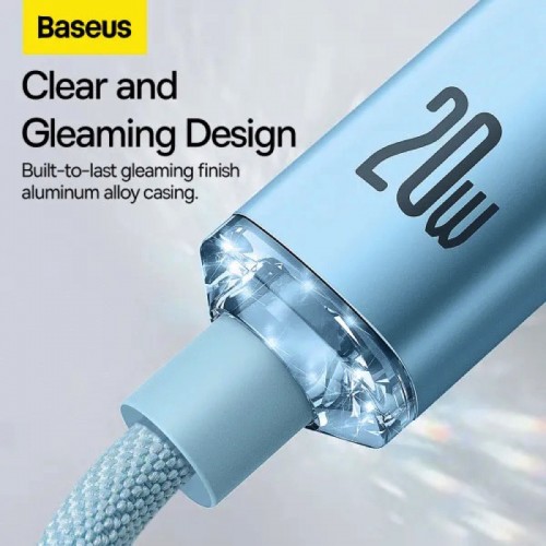 Кабель Baseus Gem Fast-Charging Data Cable USB-C to iP 20W 2m Galaxy Blue