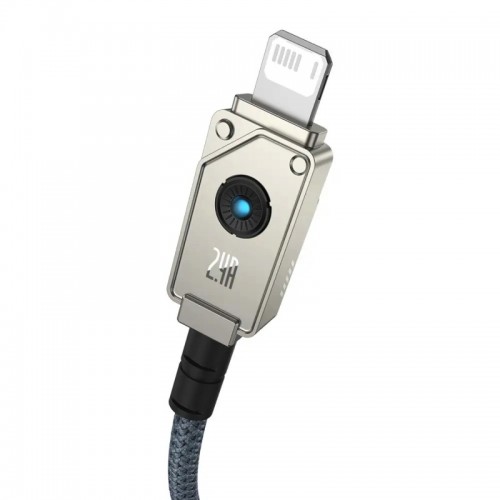 Кабель Baseus серии Unbreakable для быстрой зарядки и передачи данных USB — iP 2,4A 2 м, Stellar White