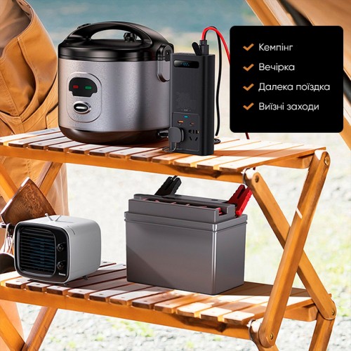 Автомобільний інвертор Baseus IGBT Power Inverter 300W (110V US/JP ) Black