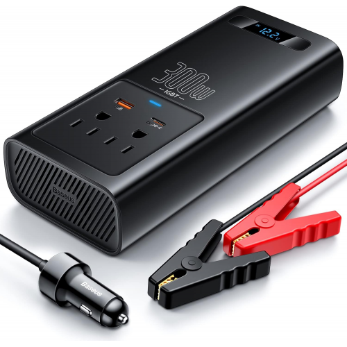 Автомобільний інвертор Baseus IGBT Power Inverter 300W (110V US/JP ) Black